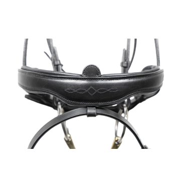 Briglia Signature by Antares dressage con capezzina combinata Nero