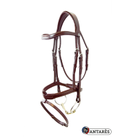 Briglia Signature by Antares capezzina combinata Signature Marrone