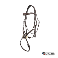 Briglia Signature by Antares con capezzina combinata Marrone