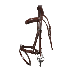 Briglia Signature sport by Antares con museruola combinata Marrone