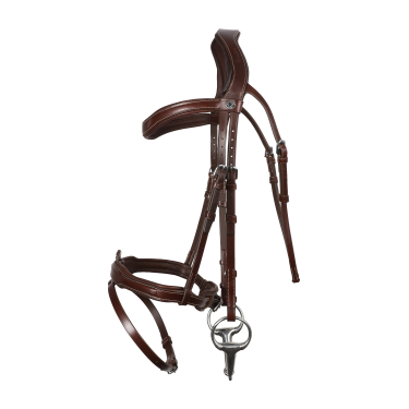 Briglia Signature sport by Antares con museruola combinata Marrone