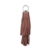 Portachiavi Antares con pon pon Nocciola Marrone