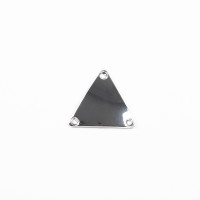 Triangolo posteriore per casco Antares gamma Cromo Argento