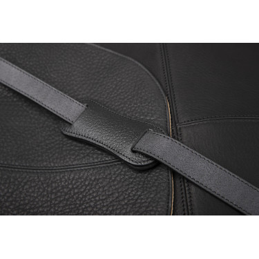 Borsetta a tracolla Antares in pelle Milano Nero