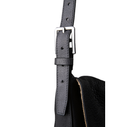 Borsetta a tracolla Antares in pelle Milano Nero