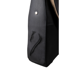 Borsetta a tracolla Antares in pelle Milano Nero