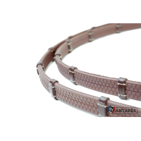 Redini Signature by Antares in gomma 16 mm con 7 fermagli Marrone