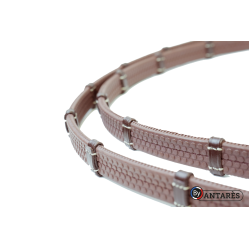 Redini Signature by Antares in gomma 16 mm con 7 fermagli Marrone