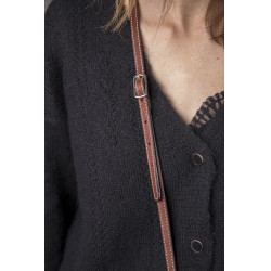 Pochette verticale Antares Lisbona Nocciola Marrone