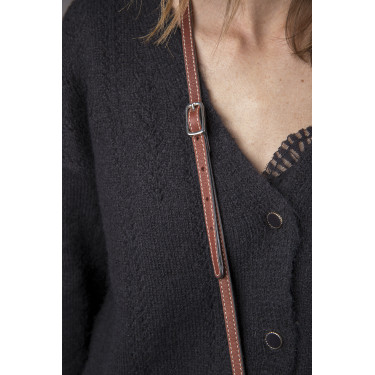 Pochette verticale Antares Lisbona Nocciola Marrone