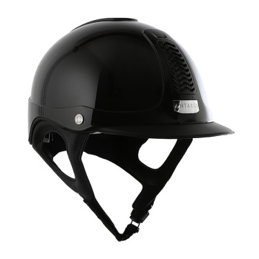 Casco Antares Precision Premium con visiera standard Nero / nero / cromo / nero