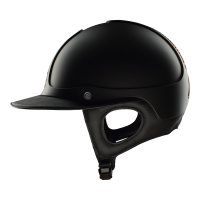 Casco Antares Precision Galaxy con visiera Eclipse cromata Nero / rame / rame / nero