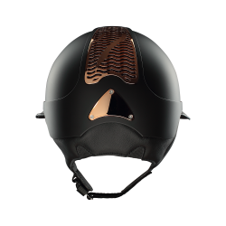 Casco Antares Precision Galaxy con visiera Eclipse cromata Nero / rame / rame / nero