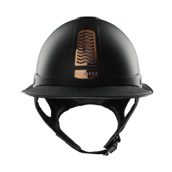 Casco Antares Precision Galaxy con visiera Eclipse cromata Nero / rame / rame / nero