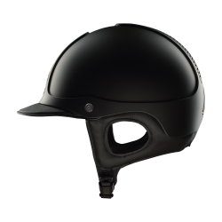 Casco Antares Precision Galaxy cromato con visiera standard Nero / rame / rame / nero