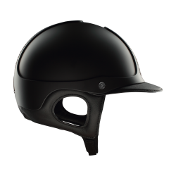 Casco Antares Precision Galaxy cromato con visiera standard Nero / rame / rame / nero