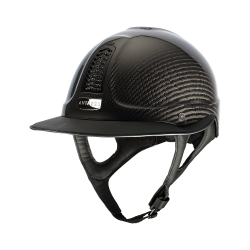 Casco Antares Precision Carbono con visiera Eclipse Nero / nero / cromo / nero