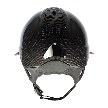 Casco Antares Precision Carbono con visiera Eclipse Nero / nero / cromo / nero