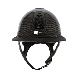 Casco Antares Precision Carbono con visiera Eclipse Nero / nero / cromo / nero