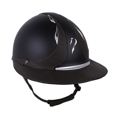 Casco Antares Origin visiera Eclipse di riferimento Nero / marrone