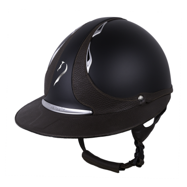 Casco Antares Origin visiera Eclipse di riferimento Nero / marrone