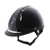 Casco Antares Origin Premium con visiera standard Bison verniciato Argento