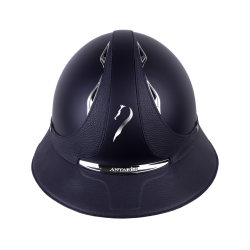 Casco Antares Origin Galaxy con visiera Eclipse Blu / pelle blu