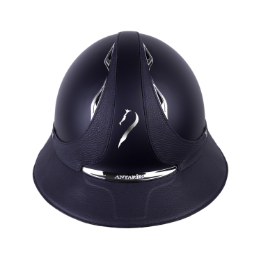 Casco Antares Origin Galaxy con visiera Eclipse Blu / pelle blu