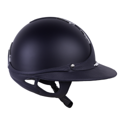 Casco Antares Origin Galaxy con visiera Eclipse Blu / pelle blu