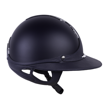 Casco Antares Origin Galaxy con visiera Eclipse Blu / pelle blu