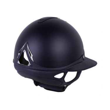 Casco Antares Origin Galaxy con visiera Eclipse Blu / pelle blu