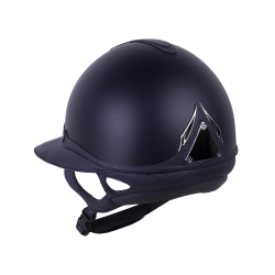 Casco Antares Origin Galaxy con visiera Eclipse Blu / pelle blu