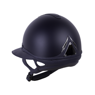 Casco Antares Origin Galaxy con visiera Eclipse Blu / pelle blu