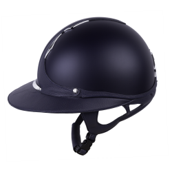 Casco Antares Origin Galaxy con visiera Eclipse Blu / pelle blu