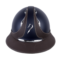 Casco Antares Origin Galaxy con visiera Eclipse Blu / pelle blu