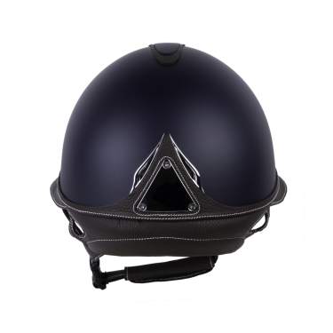 Casco Antares Origin Galaxy con visiera Eclipse Blu / cuoio marrone
