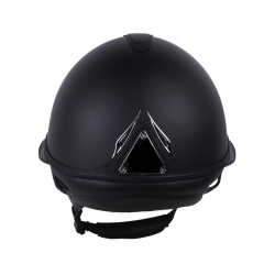 Casco Antares Origin Galaxy con visiera Eclipse Nero / pelle nera