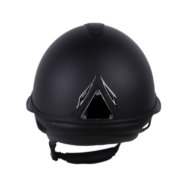 Casco Antares Origin Galaxy con visiera Eclipse Nero / pelle nera