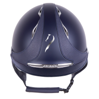 Casco Antares Origin Galaxy visiera standard Blu / pelle blu
