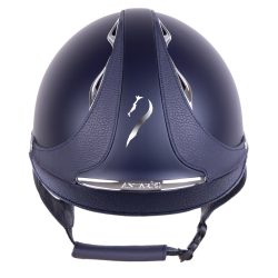Casco Antares Origin Galaxy visiera standard Blu / pelle blu