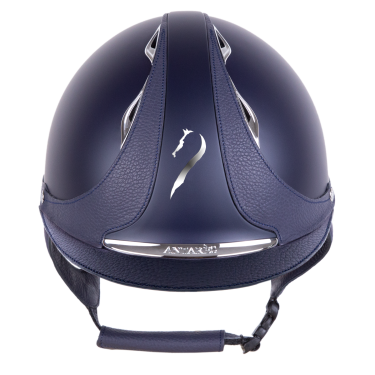 Casco Antares Origin Galaxy visiera standard Blu / pelle blu