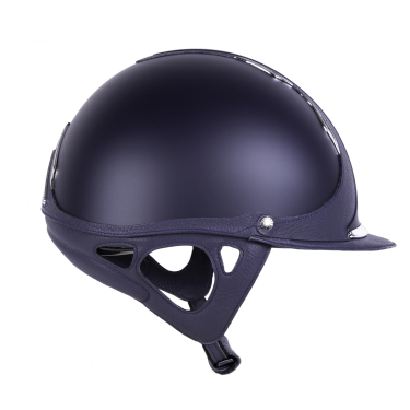 Casco Antares Origin Galaxy visiera standard Blu / pelle blu