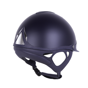 Casco Antares Origin Galaxy visiera standard Blu / pelle blu