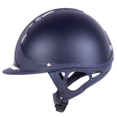 Casco Antares Origin Galaxy visiera standard Blu / pelle blu