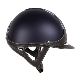 Casco Antares Origin Galaxy visiera standard Blu / cuoio marrone