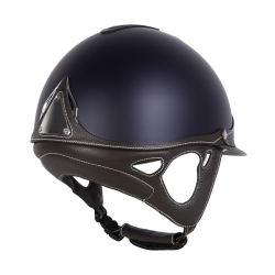 Casco Antares Origin Galaxy visiera standard Blu / cuoio marrone