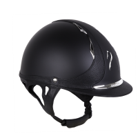 Casco Antares Origin Galaxy visiera standard Nero / pelle nera