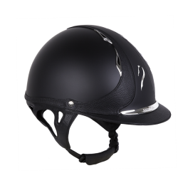 Casco Antares Origin Galaxy visiera standard Nero / pelle nera