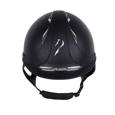 Casco Antares Origin Galaxy visiera standard Nero / pelle nera