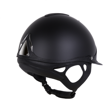 Casco Antares Origin Galaxy visiera standard Nero / pelle nera